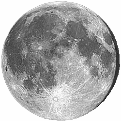 Waning Gibbous, Moon at 17 days in cycle